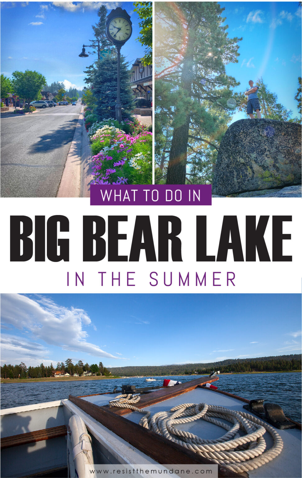 Ultimate Guide to Big Bear Summer Activities Resist the Mundane